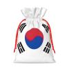 YKJJFVZ Flag Of Republic Of Korea Print Medium Size Drawstring Gift Bags Jewelry Pouches For Candy Wedding Favors Christmas view 2