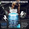 Healtionist 2 Pack 8000MG Creatine HMB Monohydrate Gummies for Men & Women,L-Carnitine, L-Taurine & Vitamin B6 12, 180 Blueberry Flavor Counts Supplement Gummies (60-Day Supply) view 2
