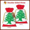 YKJJFVZ Flag Of Lebanon Print Medium Size Drawstring Gift Bags Jewelry Pouches For Candy Wedding Favors Christmas view 3