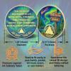 Leafence AA Sobriety Coin The Path Sober Coin One Day at a Time AA Medallion Inspiring Sobriety Token for AA Recovery Milestones (The Sober Path, 2 Years) view 2
