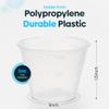 [100 Count - 1 oz.] Perfect Stix Disposable Graduated Plastic Medicine Cups - For Mixed Pills, Medication Measuring, Resin Mixing, Mouthwash view 2