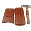 Travel Cattlehide Cigar Holder Carrying Case Tube W/Cigar Cutter for Men view 3