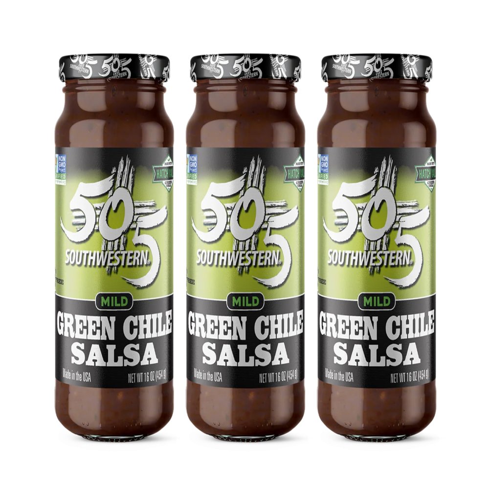 505 Southwestern (16 oz (Pack of 3), Green Chile Salsa Mild)