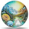 10 Year Serenity Bloom Sobriety Coin Journey into Serenity NA Medallion Spiritual Token for Recovery & Clean Time Empowering NA AA Chips Gift for Men & WomenNickel Finish view 1