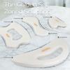 Scienlodic 4 Pcs Gua Sha Massage Tools for Face & Body (White, Resin) - Guasha Scraping Tool for Jawline Contouring, Puffiness Reduction, Neck, Back, Legs & Muscle Relaxation view 2