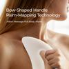 Scienlodic 4 Pcs Gua Sha Massage Tools for Face & Body (White, Resin) - Guasha Scraping Tool for Jawline Contouring, Puffiness Reduction, Neck, Back, Legs & Muscle Relaxation view 3