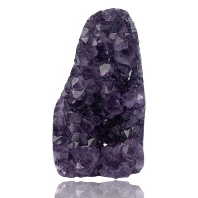Amethyst Crystal Cluster Geode Natural Crystals and Healing Stones for Meditation, Energy Healing & Spiritual Healing Elegant Crystal Decor & Crystal Gifts (501-600 gram)