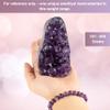 Amethyst Crystal Cluster Geode Natural Crystals and Healing Stones for Meditation, Energy Healing & Spiritual Healing Elegant Crystal Decor & Crystal Gifts (501-600 gram) view 3
