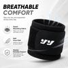 Athletic Wrist Sweatband, Black, Sports Support Band view 2