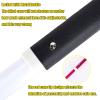 Reflective Telescopic Blind Cane with 2 Tips, Shockproof Guide Cane Portable Walking Stick for The Blind Visually Impaired People Elderly Old Men view 3