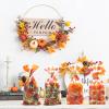 50Pcs Fall Goodie Treat Bags Maple Leaves Cellophane Gift Bag Autumn Pumpkin Candy Foodie Plastic Cello Bags with Twist Ties Maple Leaf for Fall Thanksgiving Theme Party Favor Supplies (4 Styles) view 4