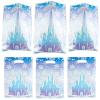 30 PCS Winter Castle Snowflake Party Gift Bags with Handles,Reusable Snack Treat Goody Candy Bag,Christmas Holiday Party Favor Bags for Presents, Birthday & Winter Celebrations view 1