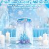 30 PCS Winter Castle Snowflake Party Gift Bags with Handles,Reusable Snack Treat Goody Candy Bag,Christmas Holiday Party Favor Bags for Presents, Birthday & Winter Celebrations view 3