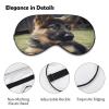 Soft Breathable Sleep Mask Eye Mask with Adjustable Elastic Strap German Shepherd Puppy Eye Shade Cover for Night Sleep Travel Nap view 3
