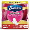 [120 Count] Essentials Maxi Pads with Wings | 10 Count (Pack of 12), Sanitary Pads for Women, Super-Soft & Leak-Proof Period Pads, Advanced Absorbent Core with Wings | Regular view 1