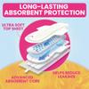 [120 Count] Essentials Maxi Pads with Wings | 10 Count (Pack of 12), Sanitary Pads for Women, Super-Soft & Leak-Proof Period Pads, Advanced Absorbent Core with Wings | Regular view 2