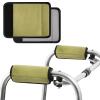 SILAIDESI Universal Walker Hand Grip Padded Covers Non-Slip Cushion Foam for Wheelchair Rollator Crutch Handle Pads 2-Pack (Green) view 1