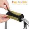 SILAIDESI Universal Walker Hand Grip Padded Covers Non-Slip Cushion Foam for Wheelchair Rollator Crutch Handle Pads 2-Pack (Green) view 3
