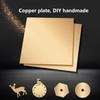 Brass Sheet Plate Brass Sheet Metal Industry DIY Experiment Sheet(1.2 * 150 * 150) view 3