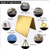 Brass Sheet Plate Brass Sheet Metal Industry DIY Experiment Sheet(1.2 * 150 * 150) view 4