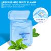100 Pack Dental Floss Bulk Mint Flavored Floss Travel Oral Care Dental Floss for Teeth and Gum Protection, Each 164 ft/ 50 Meters(Multicolor) view 3
