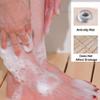 Ldhpaxl Solid Teak Wood Shower Floor Mat for Bathroom, Square Bath Mat with Anti-Slip Foot & with Center Drain Hole, for Inside Shower/Tiled Floor,20x34in(50x86cm) view 4