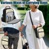 Uacyareni Diabetes Supplies Organizer Bag with Adjustable Shoulder Strap Sunflower Diabetic Supplies Travel Case view 4