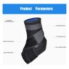 Ankle Support Brace - Adjustable Wrap for Weak, Sprained Ankles, Ligament Damage, Posterior Tibial Tendon Dysfunction, Elastic Strap for Women and Men,Standar,Radian Breathable Model-M view 2