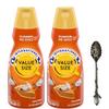 Pumpkin Pie Spice Liquid Coffee Creamer.- Two (2) 32 fl oz Bottles of Creamy Smooth Delightful Coffee Creamer with Candy Freezer Gem Spoon (Pumpkin Pie Spice) Gem Spoon view 1