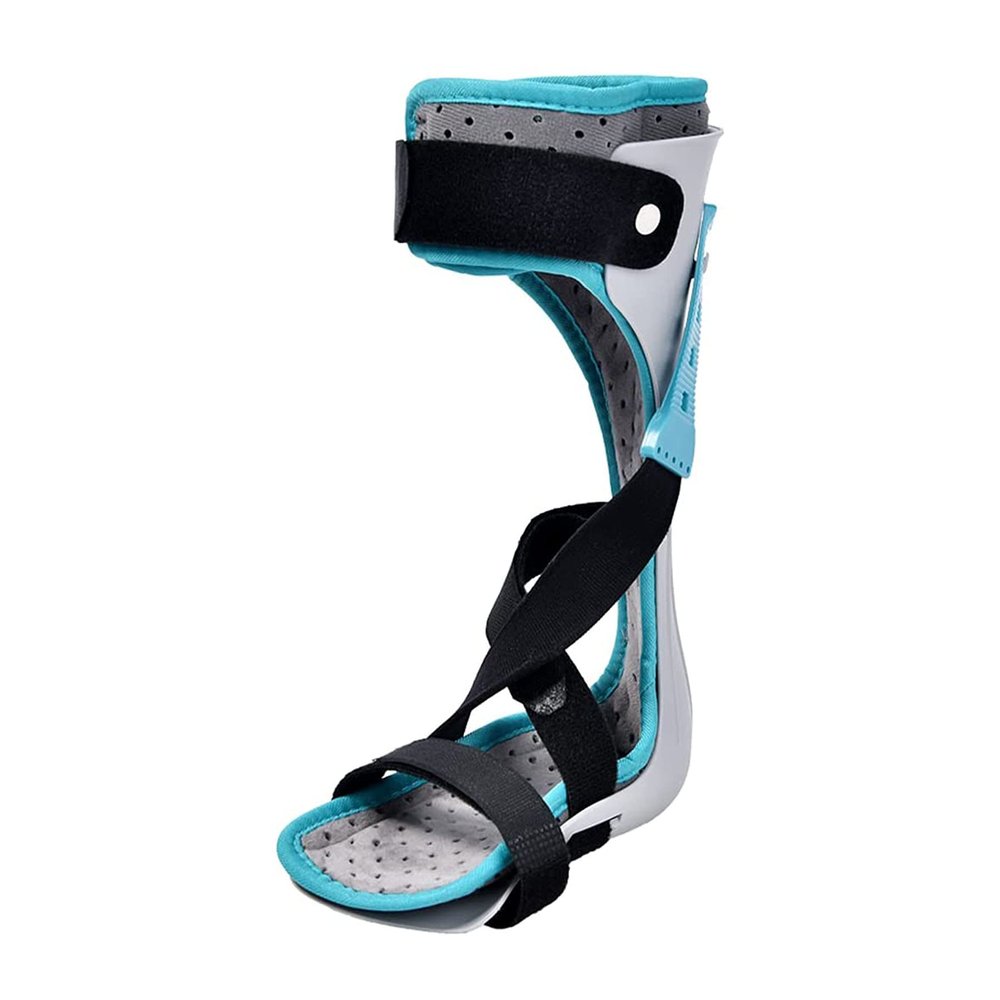 sdneNest Foot Drop Orthosis Drop Foot Ankle-Foot Orthosis Lightweight Low-Profile Heel-Less Design for Optimum Comfort Flexible for Hemiplegia Stroke Keeping Foot Stra,Left-Middle