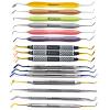 13pcs Dental Composite Filling Instruments Set Restorative Tools for Tooth Shaping, Polishing & Material Placement | Stainless Steel Spatula, Plugger, Burnisher, Scaler Kit view 1