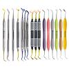 13pcs Dental Composite Filling Instruments Set Restorative Tools for Tooth Shaping, Polishing & Material Placement | Stainless Steel Spatula, Plugger, Burnisher, Scaler Kit view 2