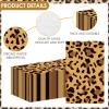 100Pcs Leopard Print Guest Napkins Disposable Animal Adventure Paper Napkins Decoration for Table Bathroom Safari Leopard Themed Birthday Baby Shower Party Supplies view 4
