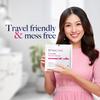 Dynarex HerCare Necessities Menstrual Kits - 50 Count Period Kits with 1 Super Maxi Pad, 1 Ultra-Thin Maxi Pad, 2 Feminine Hygiene Wipes - Travel Essentials for Women & Teens view 3