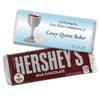 12 Count Personalized First Communion Chocolate Candy Bar Classic Cross - Blue Jewel view 1