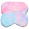 2 Pack Sleep Mask for Sleeping, 8x3.6 Inch Light Blocking Eye Mask with Elastic Satin Belt, Soft Satin & Fluffy Breathable Comfort for Men Women Kids, Ideal for Travel, Nap, Gift (Rendering) view 1