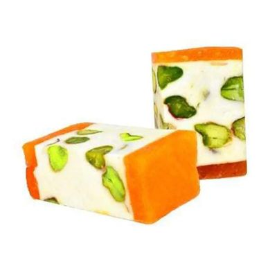 NY Spice Shop Nougat Apricot with Pistachios - 3 Pound Middle Eastern Apricot Nougat