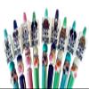 Dog Breed Paw Print Beaded Ballpoint Pen with Refill, Shih Tzu, Chihuahua, Boxer, Pomeranian, St. Bernard, German Shepherd, Cocker Spaniel (#3 - Labradoodle, Pink) view 3