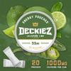 Deckiez Energy Pouches, 5 Cans (100 Servings), Sugar Free Caffeine Supplement, Coffee Pouches & Energy Drink Alternative, 50mg Caffeine Pouches, Jalapeo Lime Flavor view 4