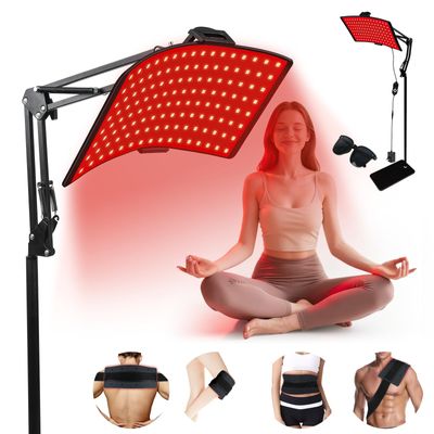 Red Light Therapy Lamp with Stand for Face & Body, Muscle Recovery