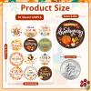HEYINSHEN 120Pcs Happy Thanksgiving Stickers Thankful for You Stickers view 2