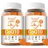 2 Pack CoQ10 Gummies, CoQ10-600mg- 3X Better Absorption Co q 10 Supplement Plus Omega-3, Magnesium, Vitamin B3 & Zinc for Adults Energy, Brain Heart Support,120 Counts view 1
