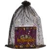 SUNGULF 12x16 Inches Drawstring Organza Bags Sheer Large Pouches Wedding Favor Party Christmas Gift Bag (Black Stars and Moon, 50 Packs) view 3