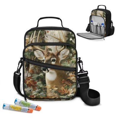 AZULCUSTO Diabetic Travel Companion Thermal Insulin Glucose Meter Storage Medical Supplies Bag Medical Supply Bag Crossbody Bags Deer
