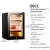 300 Count Electric Cigar Humidor Cabinet, 50L Electronic Cooler with Cedar Wood Shelves, Premium Cigar Storage, Humidifier for Optimal Humidity Control view 3