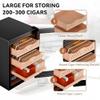 300 Count Electric Cigar Humidor Cabinet, 50L Electronic Cooler with Cedar Wood Shelves, Premium Cigar Storage, Humidifier for Optimal Humidity Control view 4