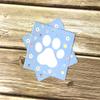 40Pcs Paw Print Napkins 2 Layers Paw Print Party Supplies Farm Animal Party Napkins for Animal Themed Birthday Western Part (Blue) 6.5in view 4