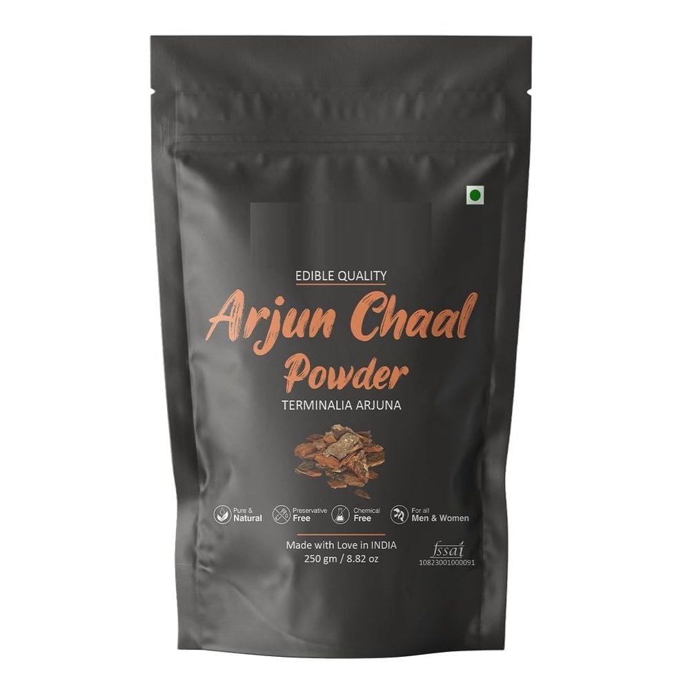 BT Arjun Chaal Powder 250 gm | Pure Triple Filtered Terminalia Arjuna Bark | Healthy Heart | Cholesterol | In Pouch 8.82 oz