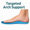 Plantar Fasciitis Insoles Arch Support for Men & Women, Heavy Duty 220+ lbs Orthotic Inserts for Flat Feet & Heel Pain, Work Boots & Shoes (Blue, EU 4344 US Men 9.510.5 | Women 11.512.5) view 4