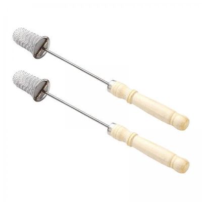 2X 2Pcs Cupping Torch Fire Cupping Stick Stainless Steel Ignition Stick Chinese Acupoint Massage Tool Vacuum Cupping Therapy Kit